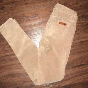 Joes Jeans- size 25 tan corduroy high waisted